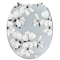 Abattant WC 18 pouces MDF Ecrin Gris