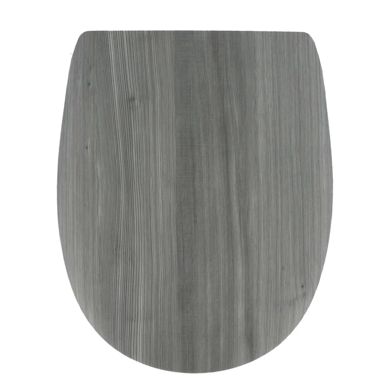 Abattant WC 18 pouces MDF Façon Lambris Gris