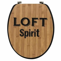 Abattant WC 18 pouces Mekong Marron