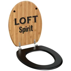 Abattant WC 18 pouces Mekong Marron