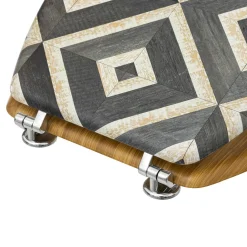 Abattant WC bois (36 x 42,5 cm) Canvas Gris