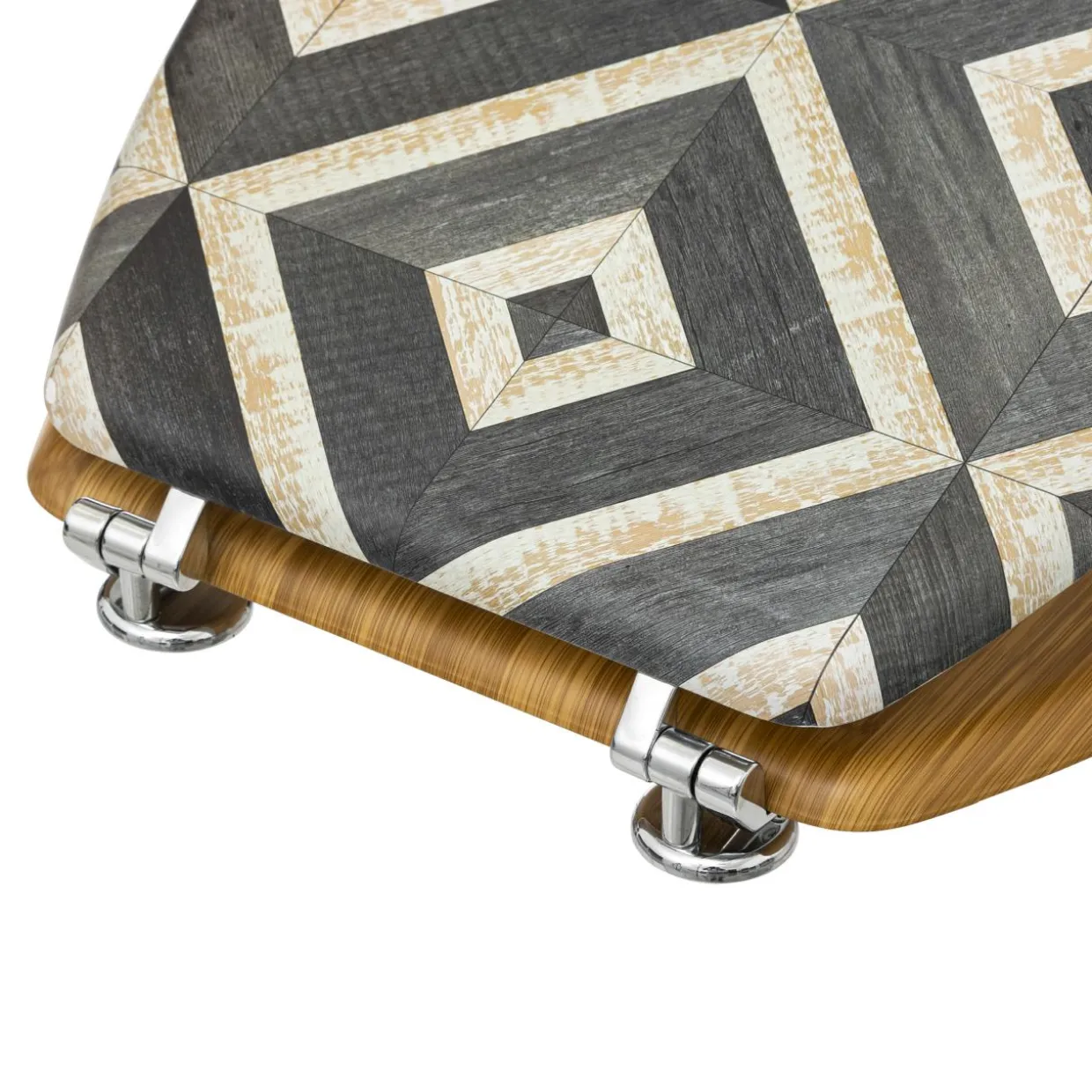 Abattant WC bois (36 x 42,5 cm) Canvas Gris