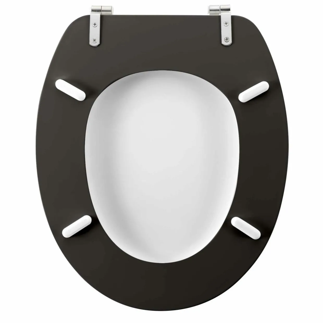Abattant WC bois (37 x 46 cm) Cocoty Noir