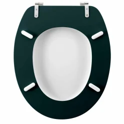 Abattant WC bois (37 x 46 cm) Ginkoblue Bleu