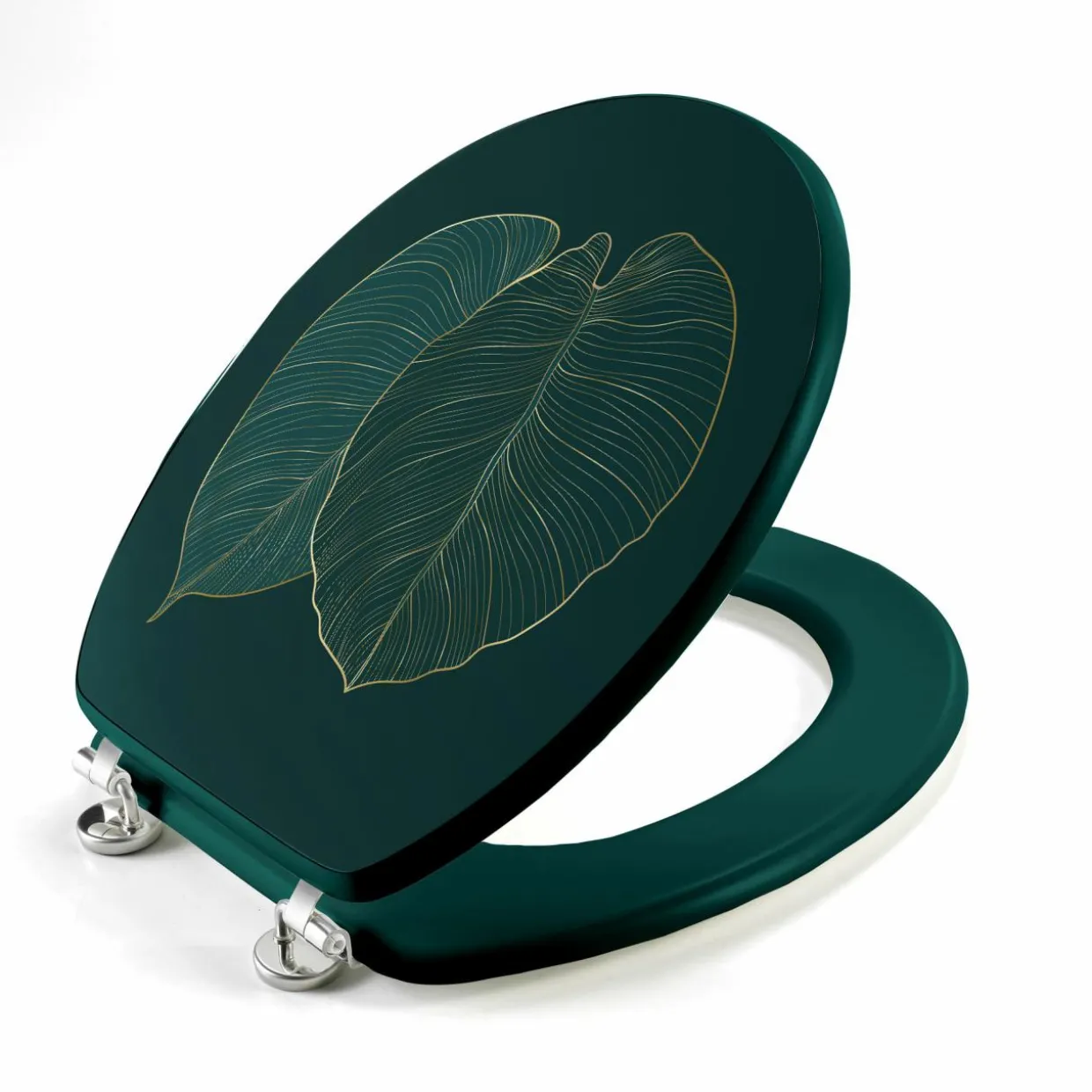 Abattant WC bois (37 x 46 cm) Jade Vert