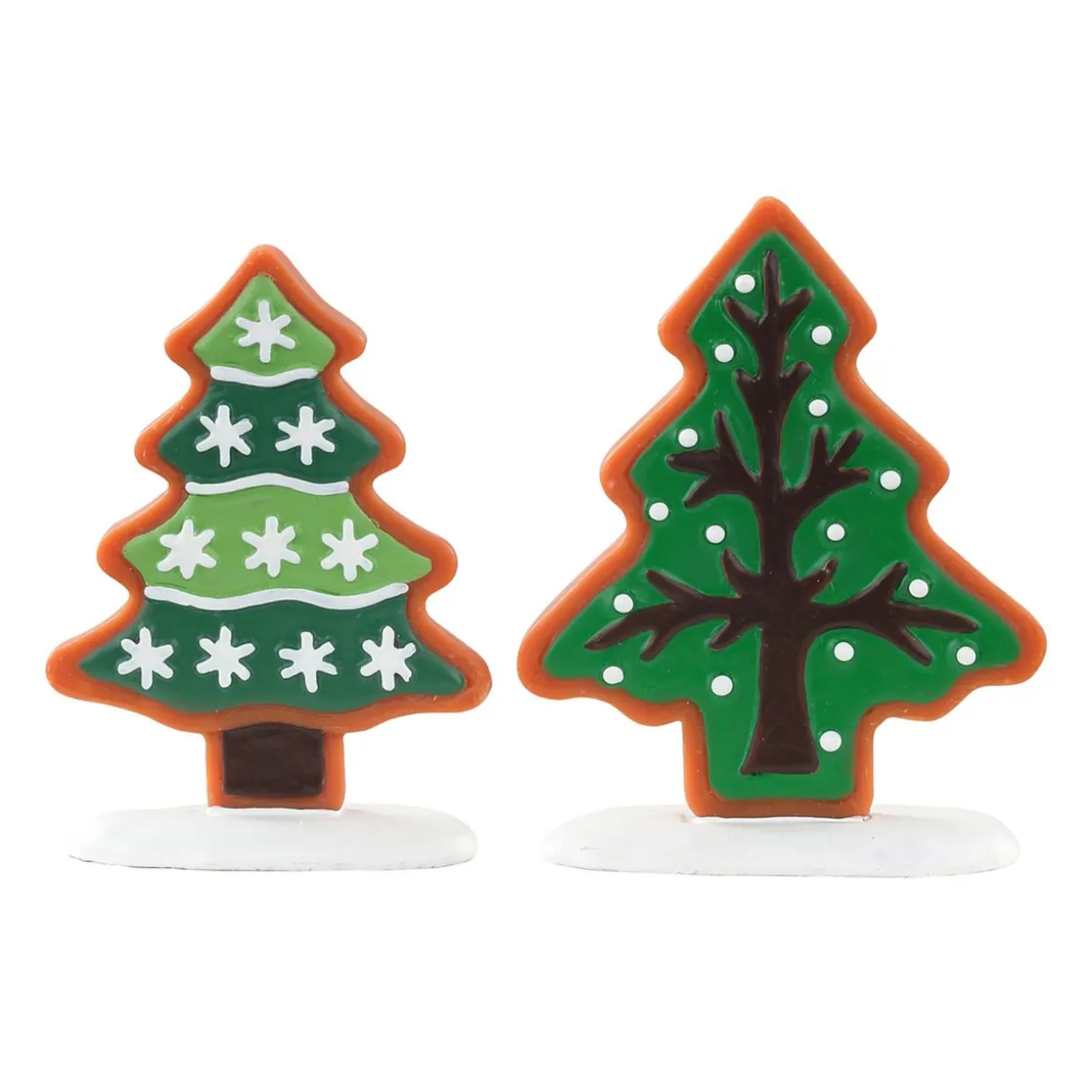 Accessoire Lemax (H6 cm) Lot de 2 sapins Biscuit sucré