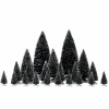 Accessoire Lemax (H23 cm) Lot de 21 sapins