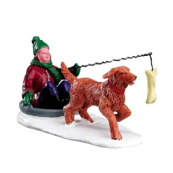 Accessoire Lemax (H4,2 cm) Luge avec son chien