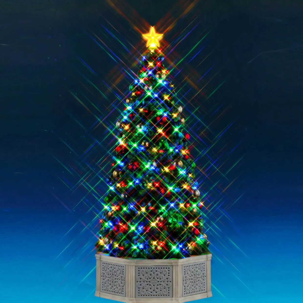 Accessoire Lemax lumineux et musical (H39 cm) Sapin de Noël Bluetooth