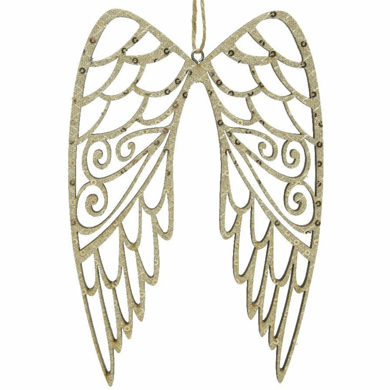 Ailes d'ange à suspendre (H18 cm) Alia Or