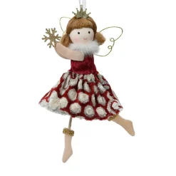 Ange de Noël à suspendre (H17 cm) Adèle Bordeaux