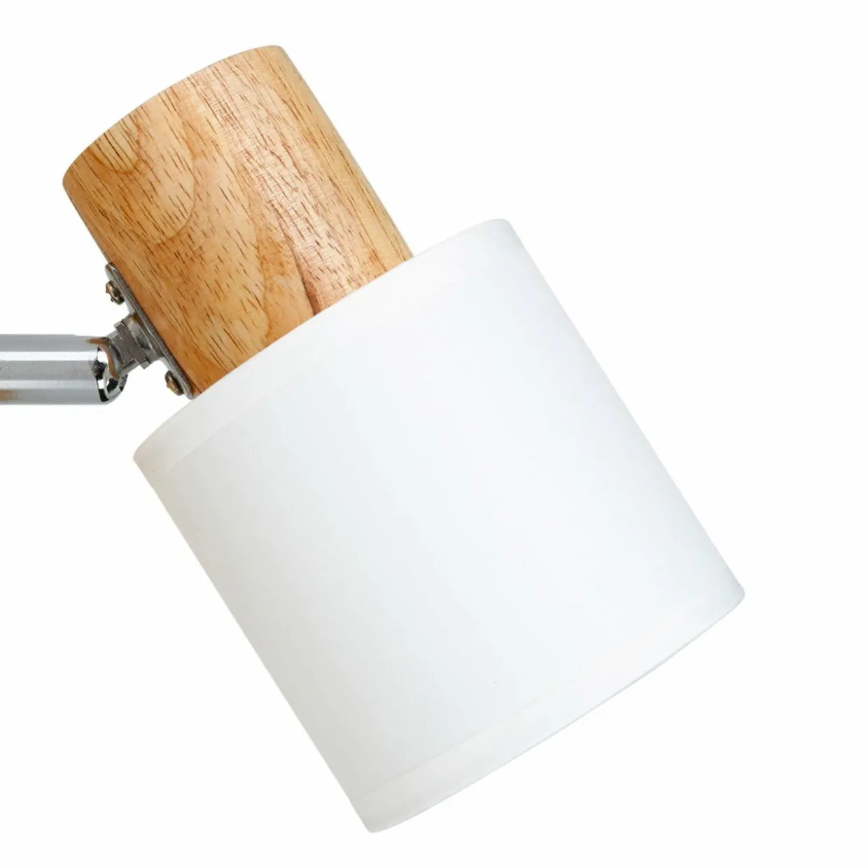 Applique murale bois (H14,5 cm) Tissu Blanche