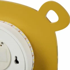 Applique murale enfant bois (25 x 24 cm) Tigre Orange