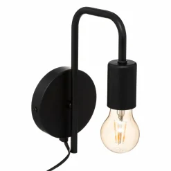 Applique murale métal (H25 cm) Keli Noir