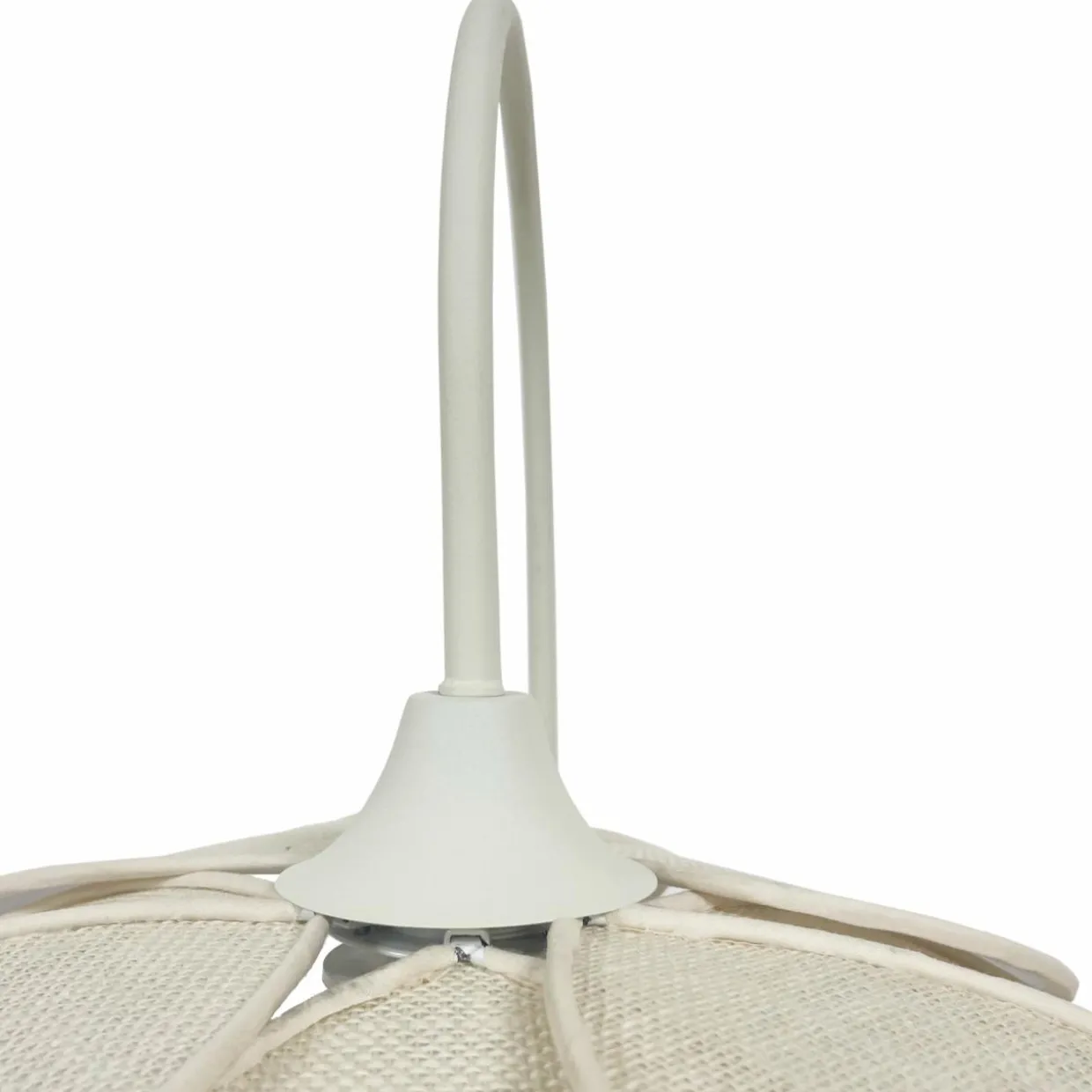 Applique murale pétale en tissu (H62 cm) Alava Beige