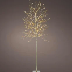 Arbre lumineux 720 LED (H180 cm) Holly Platane Blanc et blanc chaud