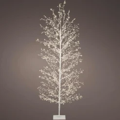 Arbre lumineux 1755 LED (H180 cm) Christmas Luxe Blanc et blanc chaud