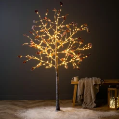 Arbre lumineux 480 LED (H180 cm) Bouleau Cressy Blanc chaud