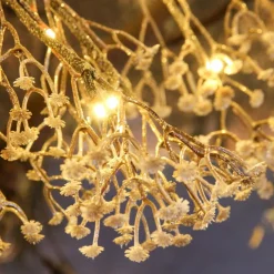 Arbre lumineux 180 LED (H180 cm) Gypsophile givré Blanc chaud