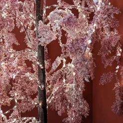 Arbre lumineux 600 LED (H200 cm) Saule pleureur Fleur Rose