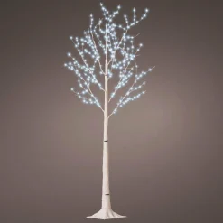 Arbre lumineux 400 Micro LED (H150 cm) Bouleau Wills Blanc froid