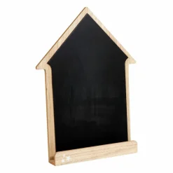 Ardoise chevalet enfant bois (30 x 40 cm) Maison Marron