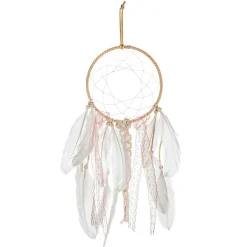 Attrape-rêves mural (L60 cm) Dentelle Blanc
