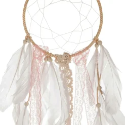 Attrape-rêves mural (L60 cm) Dentelle Blanc