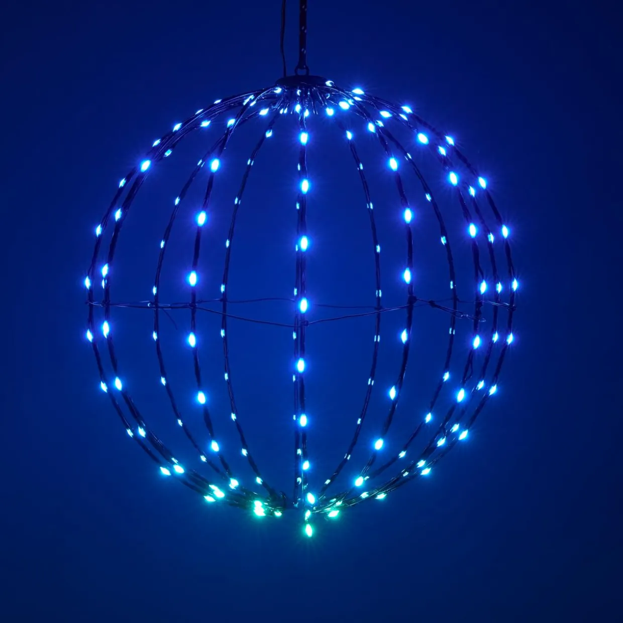 Ballon lumineux Digital 168 LED (D40 cm) Pliable Multicolore