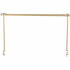 Barre de table réglable double (L142 à 240 cm) pour Décoration Or