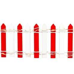 Barrière en bois lumineuse (H9 cm) pour village