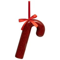 Baton de sucre d'orge à suspendre (H15 cm) Christmas chic Rouge
