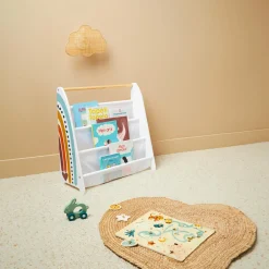 Bibliothèque enfant bois (60 x 62 cm) Leno Multicolore