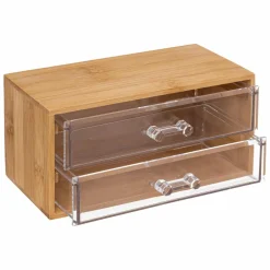 Boite à bijoux Selena Bambou Naturel