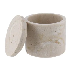 Boite à coton Travertin Naturel