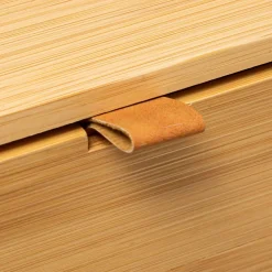 Boite bambou 2 tiroirs (H14 cm) Sury Naturel