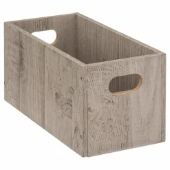Boite de rangement (15 x 31 x 15 cm) Mano Grise