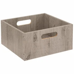 Boite de rangement (31 x 31 x 15 cm) Mano Grise