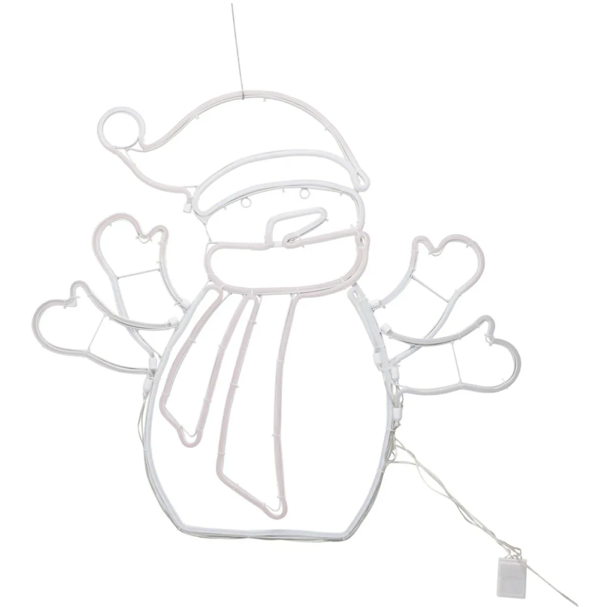 Bonhomme de neige lumineux 588 LED (H61 cm) Néon Moov light Multicolore