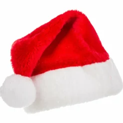 Bonnet de Père Noël pour enfant Rouge