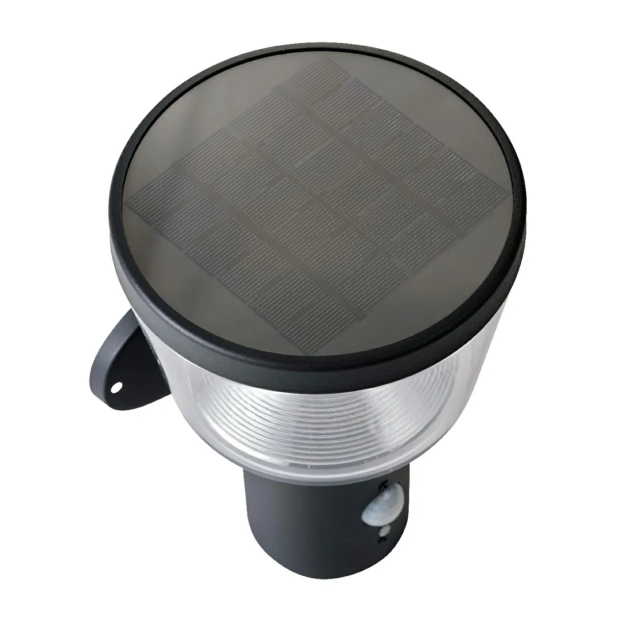 Borne de jardin solaire murale 600 lumens (H23 cm) Orion lux Gris anthracite