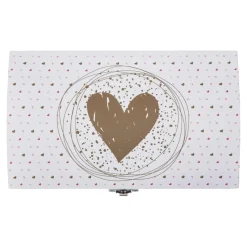 Boîte à bijoux enfant miroir Demoiselle Rose