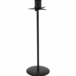Bougeoir en métal (H28 cm) Star Noir