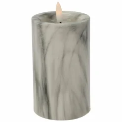 Bougie à piles LED (H12 cm) Emma Blanc