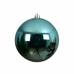 Boule de Noël (D140 mm) Alpine Bleu pétillant