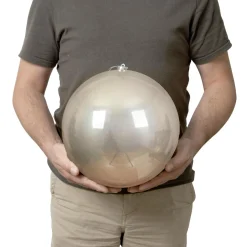 Boule de Noël (D250 mm) Alpine Perle