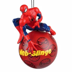 Boule de Noël (D130 mm) Disney Spiderman Rouge