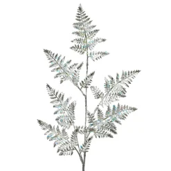 Branche de feuille (H69 cm) Fougère Royale Argent