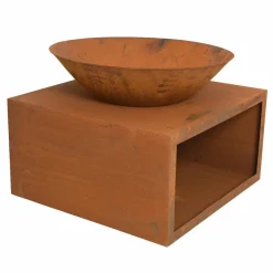 Brasero de jardin (D75 x H58 cm) Moderna Rouille