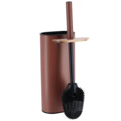 Brosse WC couvercle acacia Season Color Ambre